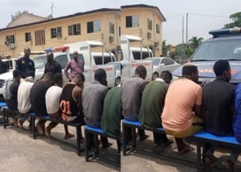 Police Parade Suspected Killers of Sound Engineer, Seven others
