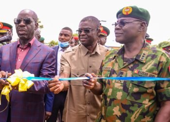 Obaseki, COAS Commission Projects as Edo Donates 20-room Officers’ Hostel to Army