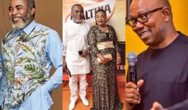 2023: Obi, Tinubu Divide Nollywood Star Zack Orji, Wife
