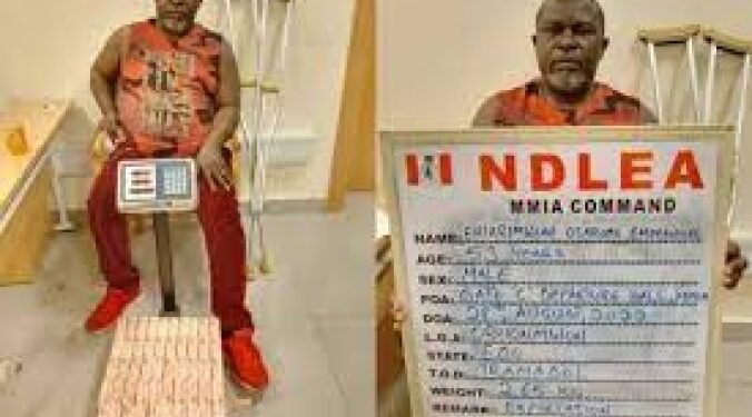 Italy-bound Physically Challenged Man Arrested at Lagos Airport for Drug Trafficking