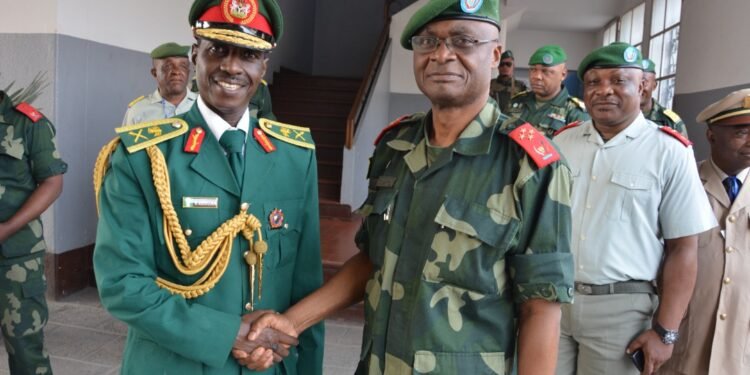 Global Military Sports Administrator, Nigeria’s Gen Abdullahi,  Arrives DRC,  Congo Republic, Engages Leaders
