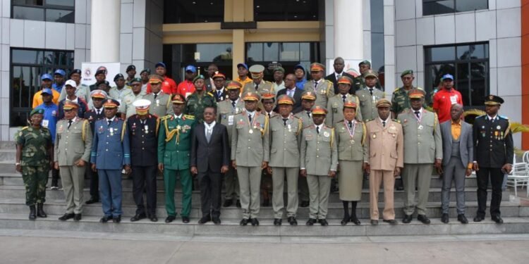 PHOTOS | Africa’s Military Sports Boss, Gen Maikano of Nigeria Shines in the Congos