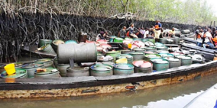 Oil Theft: FG Arrests 210 Suspects