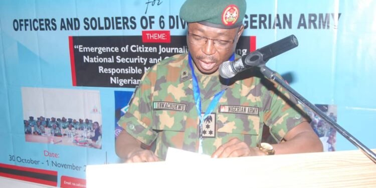 PR Dept Sensitises Nigerian Army Personnel on Social Media Use
