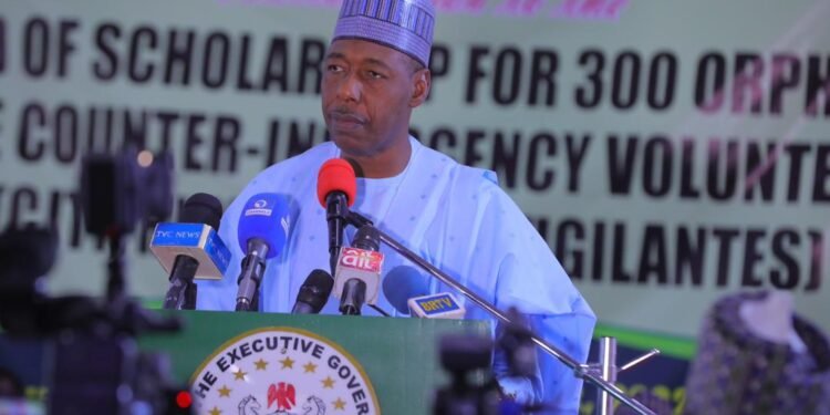 Boko Haram: Gov Zulum Splashes N300m on Children of Fallen CJTF Members