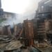 Fire Guts Ose Chemical Market in Onitsha