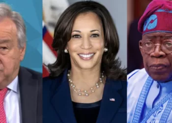 *L-R: UNSG Antonio Guterres, U.S. VP Kamala Harris and Nigerian President Bola Tinubu
