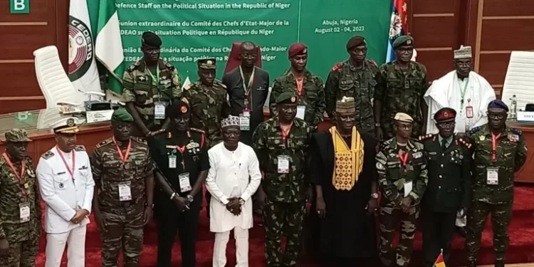 ECOWAS Military Chiefs Unveil Action Plan against Niger’s Coup Leaders |  METROWATCH