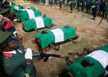 PROFILES | Military hold Mass Burial for Deceased Personnel in Niger Attack, Crash