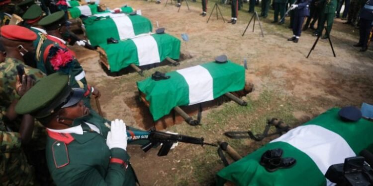 PROFILES | Military hold Mass Burial for Deceased Personnel in Niger Attack, Crash