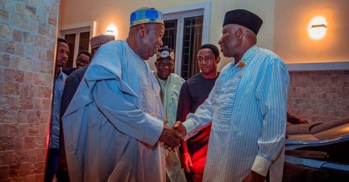 PHOTOS | Jonathan Visits APC Chairman, Ganduje, in Abuja | METROWATCH