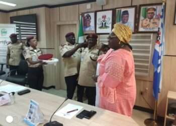 Bisi Kazeem Decorated with New Rank as Deputy Corps Marshal of FRSC | METROWATCH