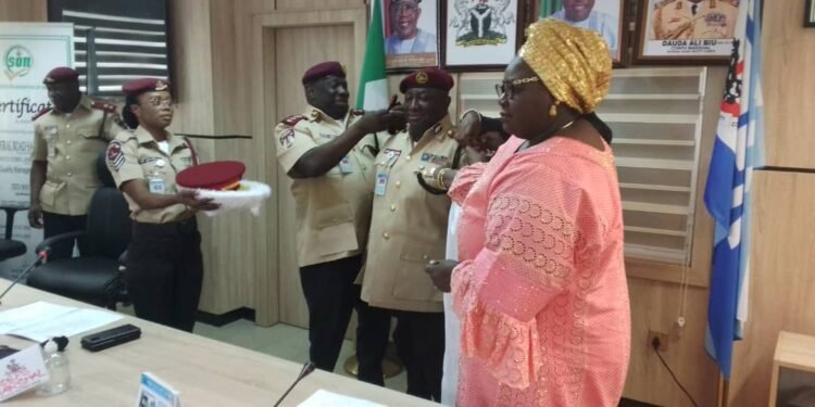 Bisi Kazeem Decorated with New Rank as Deputy Corps Marshal of FRSC | METROWATCH