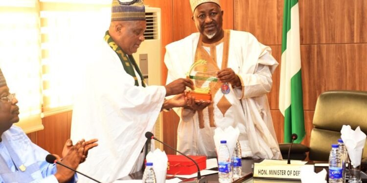 AANI Pays Courtesy Visit to Defence Minister, Mohammed Badaru | METROWATCH