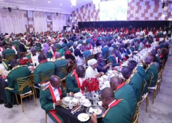 Retirement: Nigerian Army Fetes Lucky Irabor, Ezugwu, 111 Other Generals at a Regimental Dinner | METROWATCH