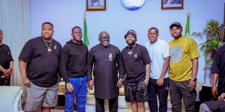 Delta is Peaceful for Investments — Gov Sheriff Oborevwori tells Davido and friends | METROWATCH