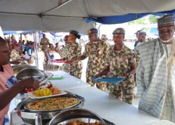 A Safe, Secure Nigeria in Sight, CAS Hassan Abubakar Assures Citizens — fetes troops in Maiduguri | METROWATCH