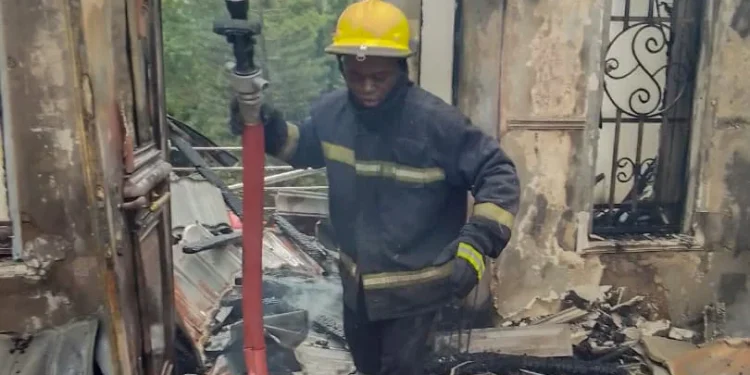Fire Razes Abuja Residence of Dr Mariya Mahmoud, Nigeria’s FCT Minister of State | METROWATCH
