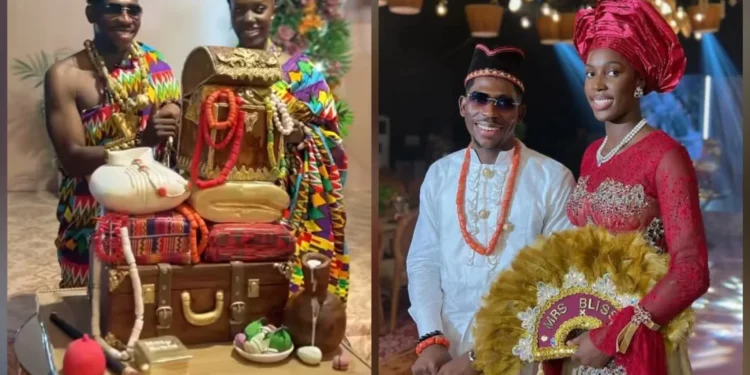 Nigerian Singer Moses  Bliss Ties the Knot with Fiancée Marie Wiseborn Traditionally in Ghana | METROWATCH