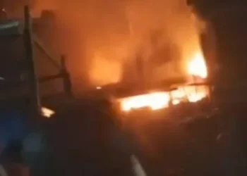 Millions Feared Lost as Mystery Fire Guts a Section of  Onitsha Market | METROWATCH