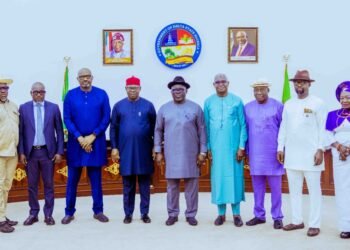 Okuama: Governor Sheriff Oborevwori Inaugurates IDP Mgt Committee | METROWATCH