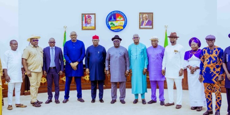 Okuama: Governor Sheriff Oborevwori Inaugurates IDP Mgt Committee | METROWATCH