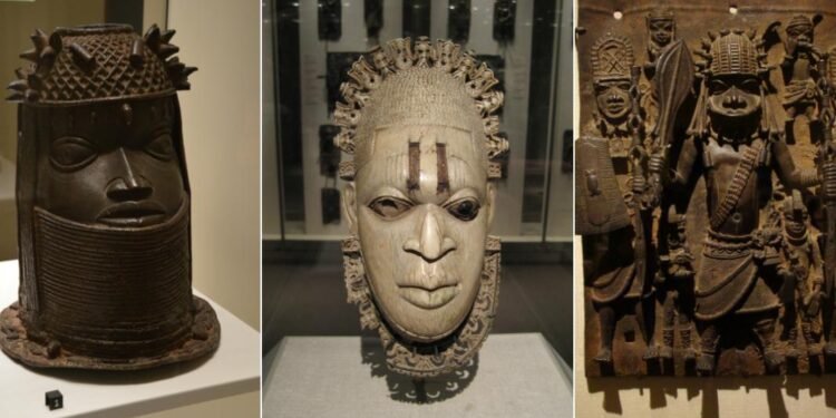 Dan Orbih, Edo PDP Leader, Greets Oba Ewuare ll on Return of Bini Artefacts by Sweden | METROWATCH