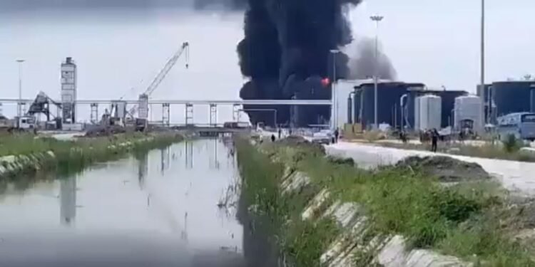 JUST IN | Mystery Fire Guts Section of Dangote Refinery | METROWATCH