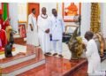 EDO 2024 | PHOTOS: Okpebholo Celebrates with Oba of Benin on Return of Stolen Artefact from U.S. —  gets royal blessing | METROWATCH