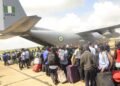 NAF C-130 Aircraft Airlift Students to Various States Across Nigeria for Holidays | METROWATCH