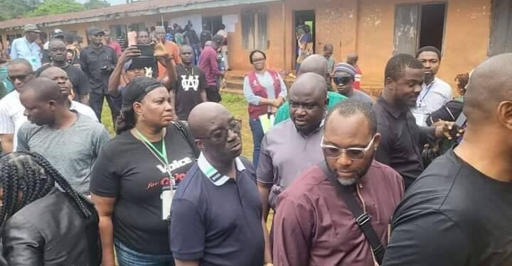 EDO 2024 | Okpebholo Defies Early Morning Rain to Vote, Hails INEC
