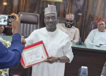 Edo 2024 | INEC Presents Certificate of Return to Okpebholo
