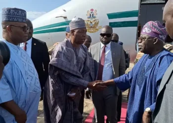 BREAKING: Tinubu Arrives Maiduguri, Consoles Govt, People Over Flood