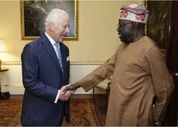 Tinubu in Buckingham Palace, Visits King Charles