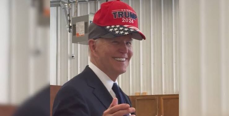 US election: Joe Biden Spotted Wearing Trump’s MAGA Cap