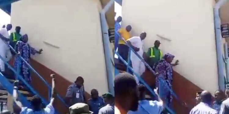 Unusual Farewell: Retired Customer Officer Gets Accompanied by Ports Workers Chanting Thief (Video)