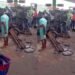 CNG-Powered Car Explodes at Gas Station in Edo