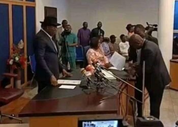 Fubara Swears-in 23 LG Chairmen in Rivers Hours after Their Victory