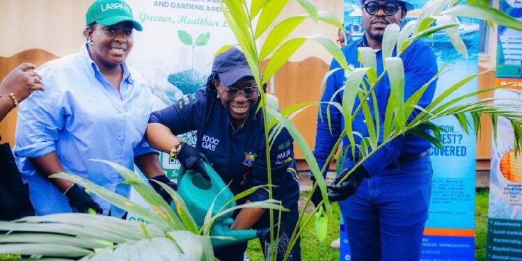 LASPARK, LAGFERRY, LASCODA Lead Tree Planting Campaign