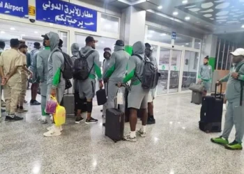 JUST IN: Super Eagles Players, Officials on Board to Fly Out of Libya after Delay 