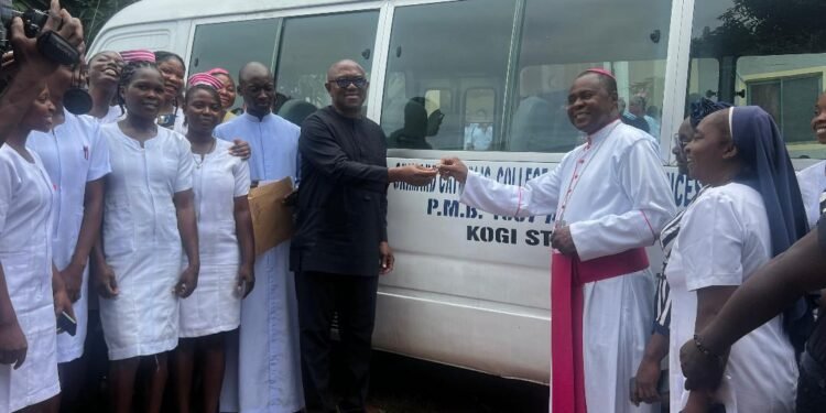 Peter Obi Donates School Bus, N5m to Kogi College of Nursing