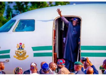 Tinubu Jets Off to UK for 2 Weeks Annual Leave