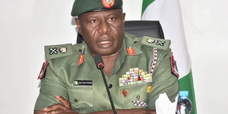 Acting COAS, Oluyede Resumes Duty