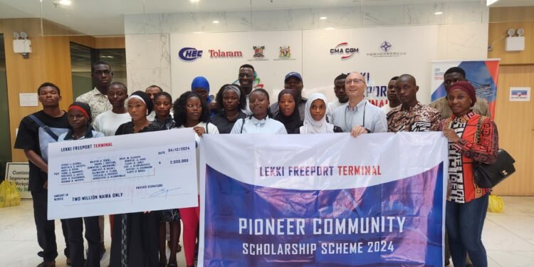 Implementation of Pioneer Tertiary Scholarship Scheme to Host communities at Ibeju Lekki by Lekki Freeport Terminal