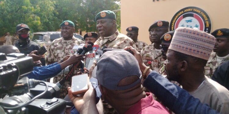 Gen Oluyede, Nigerian Army Chief, on Maiden Visit to Maiduguri, Charges Troops to End Insurgency War