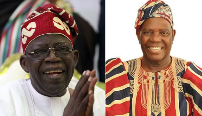 Tinubu Hails Elder Statesman/First National Chairman of APC Bisi Akande