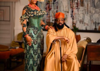 Timaya, Brooke Bailey’s Traditional Attire Sparks Engagement Reactions