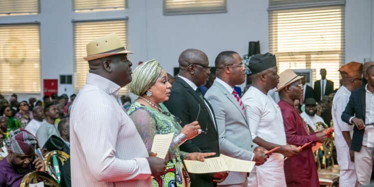 Okpebholo Swears in 6 Commissioners, SUBEB, EDSIEC Chairs, Others