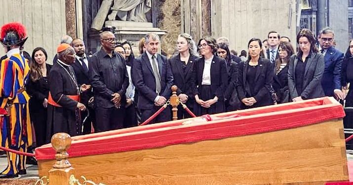 Obi in the Vatican, Joins Dignitaries to Witness Pope’s Lying in State