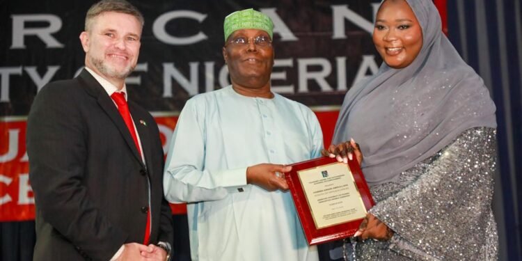 Atiku Declares Education the Ultimate Game Changer, Urges AUN Class of 2025 to Embrace Patience and Courage